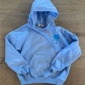 Pink Palm Puff Hoodie